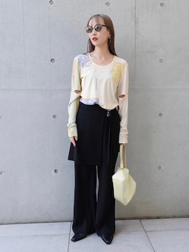 「SYKIA（シキア）のアイテム」を使った、MARTEさん（レディース・157cm）の冬コーディネート