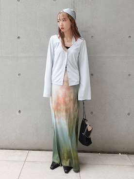 「sahara（サハラ）のアイテム」を使った、MARTEさん（レディース・157cm）の春コーディネート