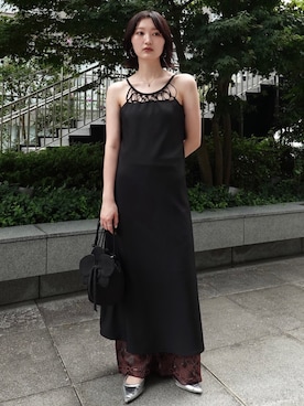 「Ruh Dhan（ルーダン）のアイテム」を使った、MARTEさん（レディース・164cm）の夏コーディネート