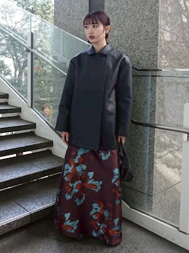 「sahara（サハラ）のアイテム」を使った、MARTEさん（レディース・164cm）の春コーディネート