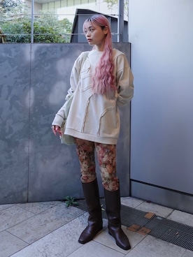 MARTEさん（レディース・163cm）の春コーディネート