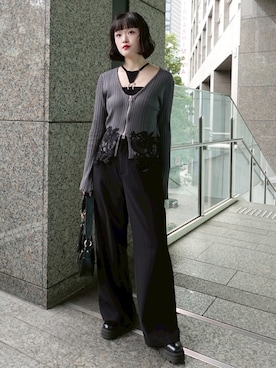 MARTEさん（レディース・158cm）の冬コーディネート