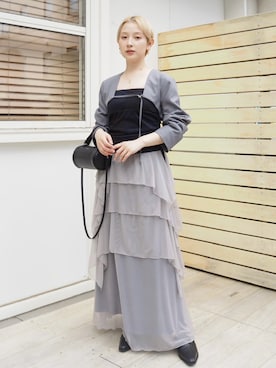 「結婚式」｜MARTEさん（レディース・153cm）の夏コーディネート