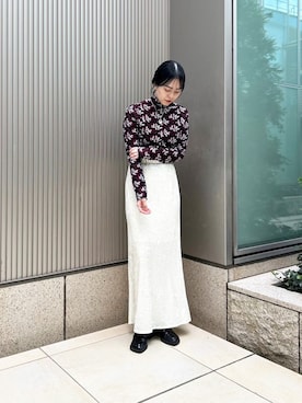 「SYKIA」｜「アイテム（アクセサリー）」を使った、MARTEさん（レディース・162cm）の冬コーディネート