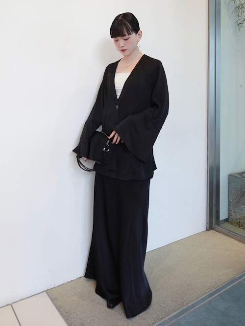 Flare Sleeve Satin Jacket/フレアスリーブサテンジャケット（その他