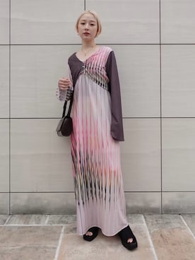 「sahara（サハラ）のアイテム」を使った、MARTEさん（レディース・153cm）の春コーディネート