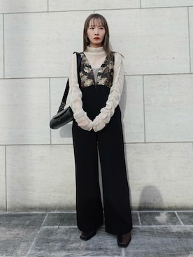 「sahara（サハラ）のアイテム」を使った、MARTEさん（レディース・157cm）の春コーディネート