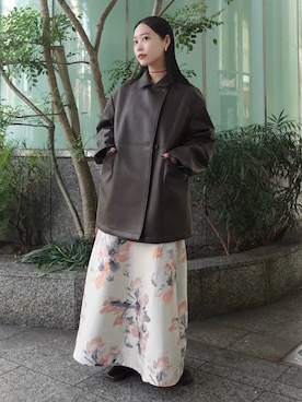 「sahara（サハラ）のアイテム」を使った、MARTEさん（レディース・158cm）の春コーディネート