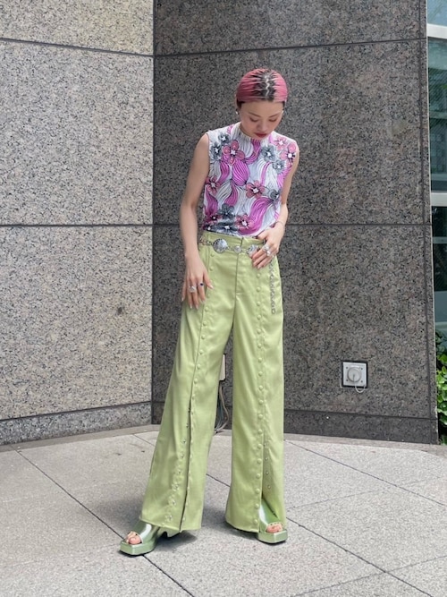 Cracked Metallic Sandals（サンダル）｜sahara（サハラ）の