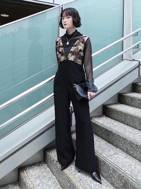 「sahara（サハラ）のアイテム」を使った、MARTEさん（レディース・158cm）の春コーディネート