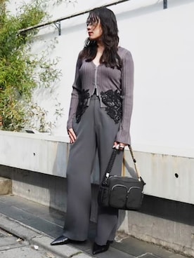 MARTEさん（レディース・159cm）の冬コーディネート