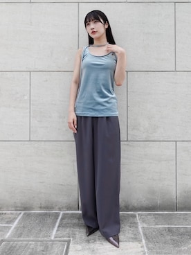 「sahara（サハラ）のアイテム」を使った、MARTEさん（レディース・158cm）の夏コーディネート