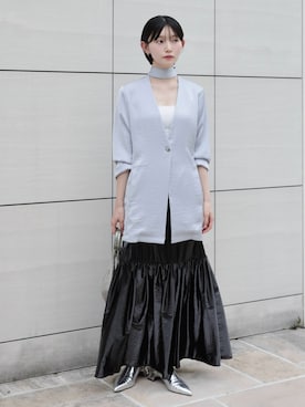 「アイテム（その他アウター）」を使った、MARTEさん（レディース・162cm）の夏コーディネート