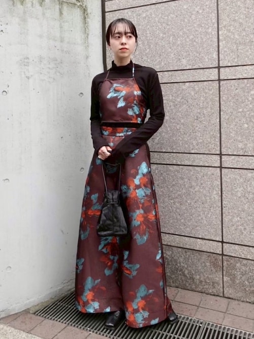 セール】Flower Jacquard Bustier/フラワージャガードビスチェ（その他