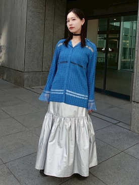 「sahara（サハラ）のアイテム」を使った、MARTEさん（レディース・158cm）の春コーディネート