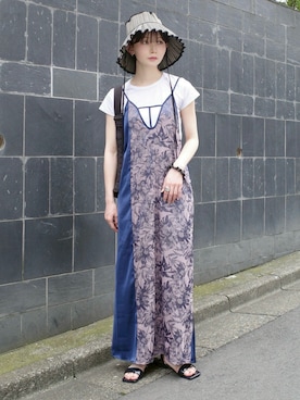 「SYKIA」｜MARTEさん（レディース・162cm）の夏コーディネート