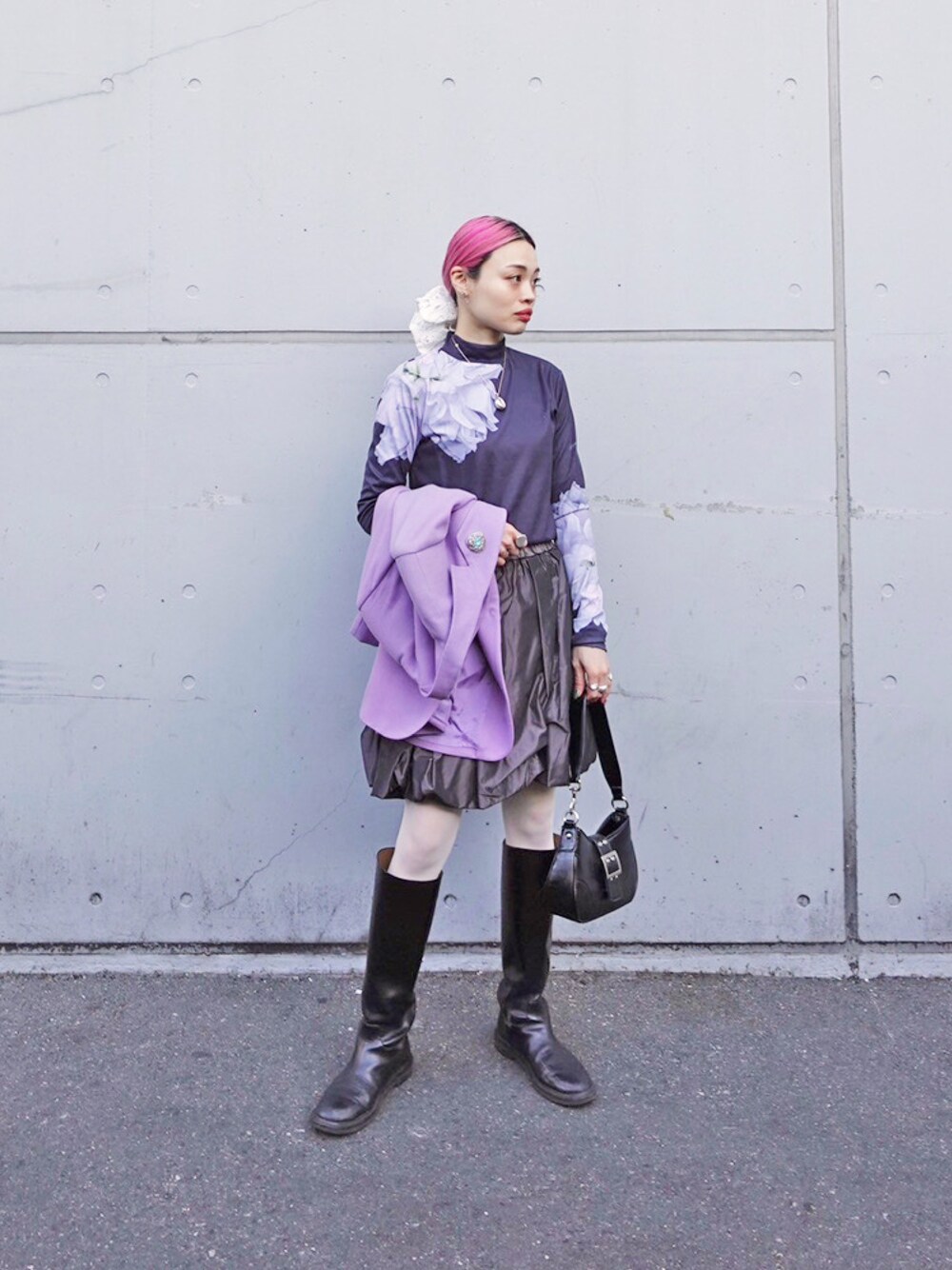 sahara（サハラ）の「Flower Graphic Top/フラワーグラフィック