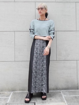 「SYKIA」｜MARTEさん（レディース・160cm）の夏コーディネート