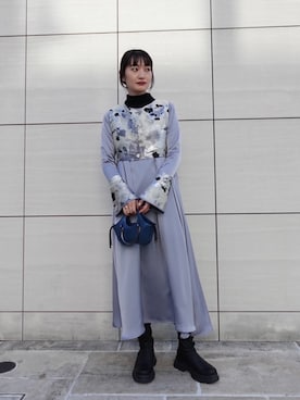 MARTEさん(レディース・168cm)の冬コーディネート