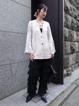 MARTEさん（レディース・168cm）の春コーディネート