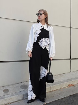 MARTEさん（レディース・157cm）の冬コーディネート