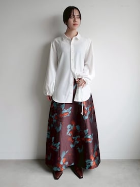 「sahara（サハラ）のアイテム」を使った、MARTEさん（レディース・162cm）の春コーディネート