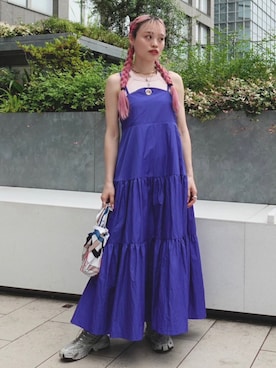 「sahara（サハラ）のアイテム」を使った、MARTEさん（レディース・163cm）の夏コーディネート