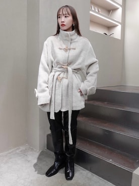 「ILANIS（イラニス）のアイテム」を使った、MARTEさん（レディース・157cm）の秋コーディネート
