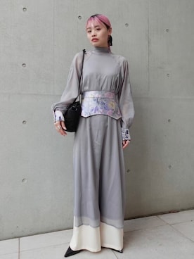 MARTEさん（レディース・163cm）の冬コーディネート