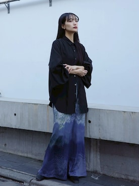 MARTEさん（レディース・158cm）の冬コーディネート