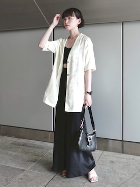「アイテム（その他アウター）」を使った、MARTEさん（レディース・158cm）の夏コーディネート