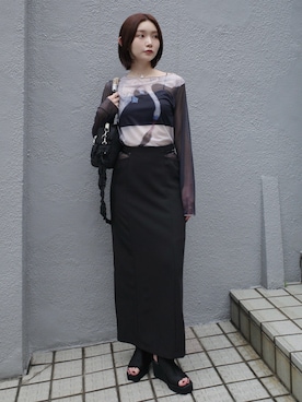 「ILANIS（イラニス）のアイテム」を使った、MARTEさん（レディース・162cm）の夏コーディネート