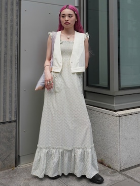MARTEさん(レディース・163cm)の夏コーディネート