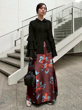 MARTEさん(レディース・162cm)の冬コーディネート