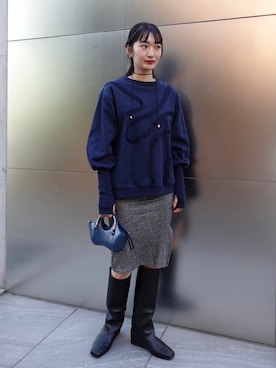 MARTEさん（レディース・168cm）の冬コーディネート