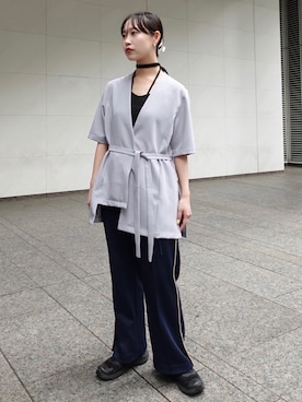 「sahara（サハラ）のアイテム」を使った、MARTEさん（レディース・158cm）の春コーディネート