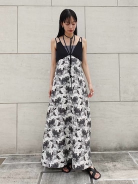 「sahara（サハラ）のアイテム」を使った、MARTEさん（レディース・158cm）の春コーディネート