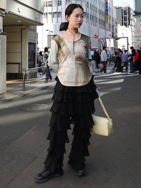 MARTEさん（レディース・158cm）の春コーディネート