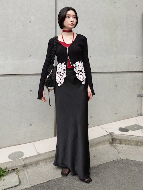 Cut Out Design Camisole/カットアウトデザインキャミソール