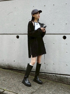 「sahara（サハラ）のアイテム」を使った、MARTEさん（レディース・158cm）の夏コーディネート