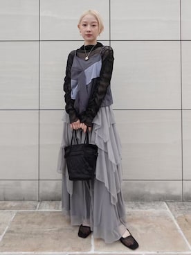 MARTEさん(レディース・153cm)の夏コーディネート