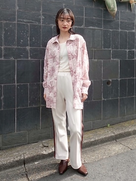 「sahara（サハラ）のアイテム」を使った、MARTEさん（レディース・168cm）の春コーディネート