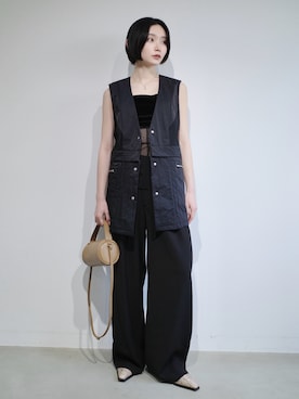 「sahara（サハラ）のアイテム」を使った、MARTEさん（レディース・162cm）の春コーディネート