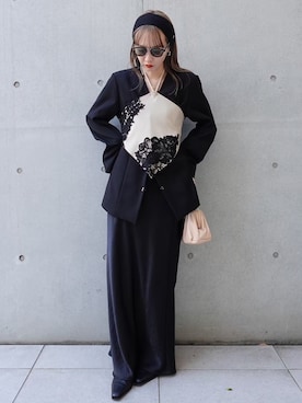 MARTEさん（レディース・157cm）の冬コーディネート