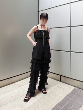 MARTEさん（レディース・159cm）の夏コーディネート