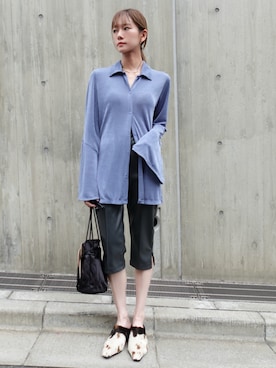 「ILANIS（イラニス）のアイテム」を使った、MARTEさん（レディース・160cm）の秋コーディネート