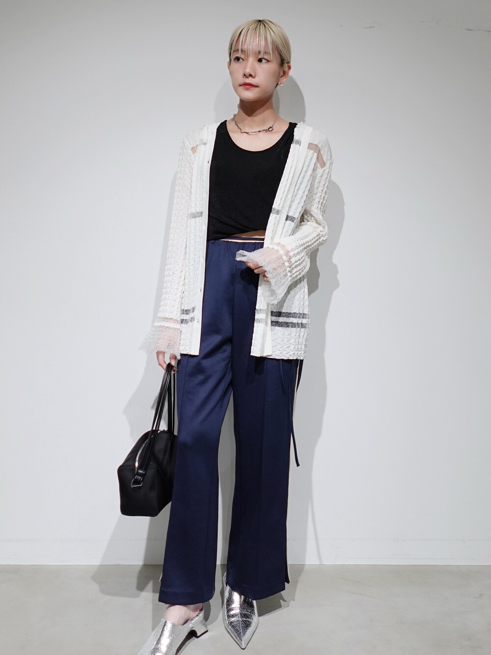 sahara（サハラ）の「Sheer Hoodie Cardigan/シアーフーディー