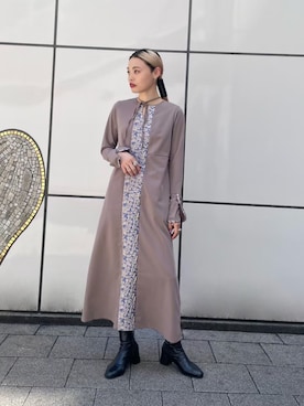 Center Jacquard Dress/センタージャガードドレスを使った人気