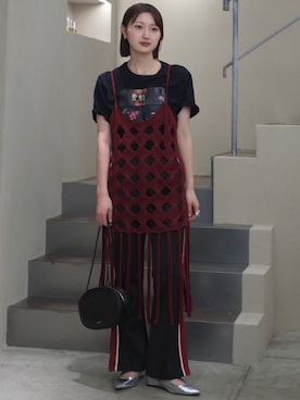 「Ruh Dhan（ルーダン）のアイテム」を使った、MARTEさん（レディース・164cm）の夏コーディネート