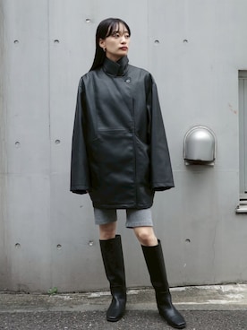 MARTEさん（レディース・158cm）の冬コーディネート